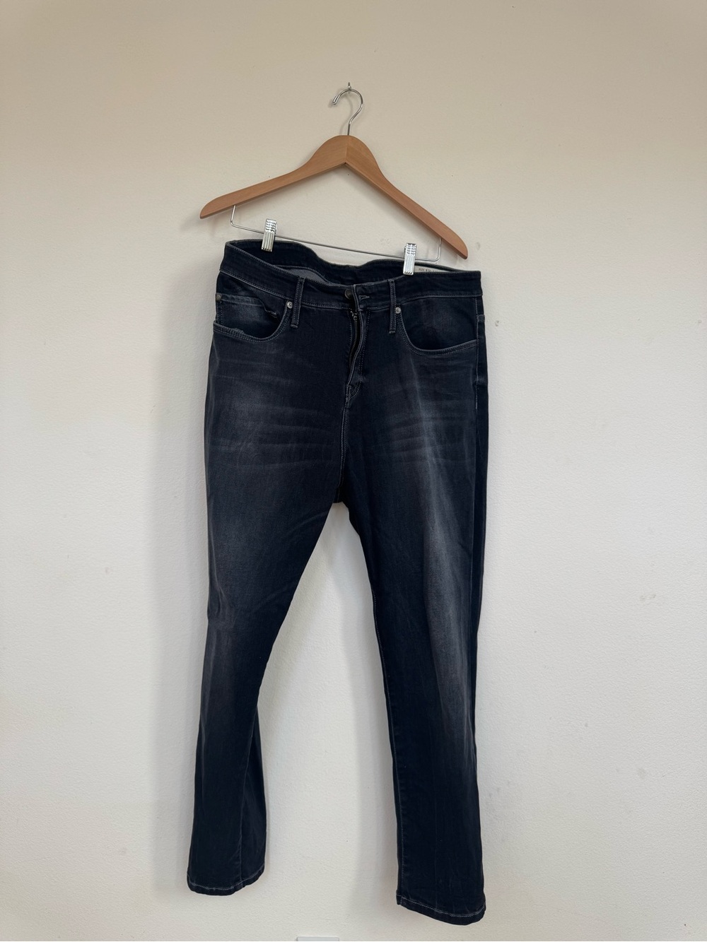 Fox Factor Kumi Tuxedo Black High Rise Skinny Jeans - Size W50 L30
